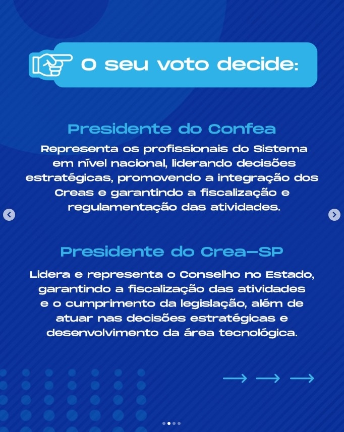 Prepare-se para a eleição do sistema Confea, Crea-SP e Mútua-SP